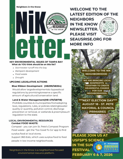 Neighbors in the Know newsletter image page 1 